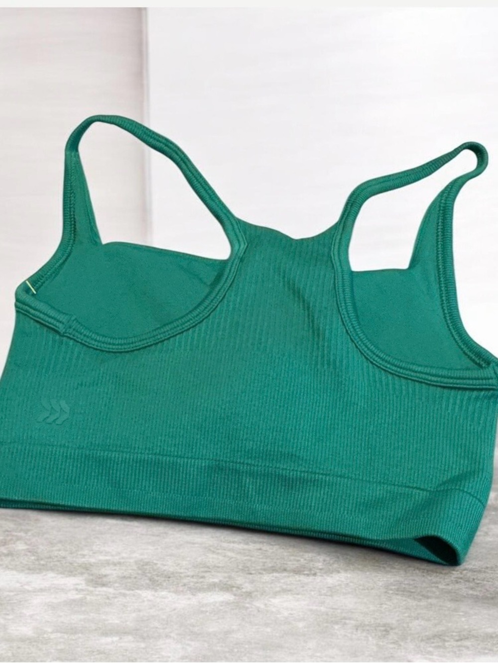 all in motion Teal Ribbed Seamless Sports Bra - Picture 2 of 4